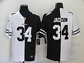 Nike Raiders 34 Bo Jackson Black And White Split Vapor Untouchable Limited Jersey Dzhi,baseball caps,new era cap wholesale,wholesale hats